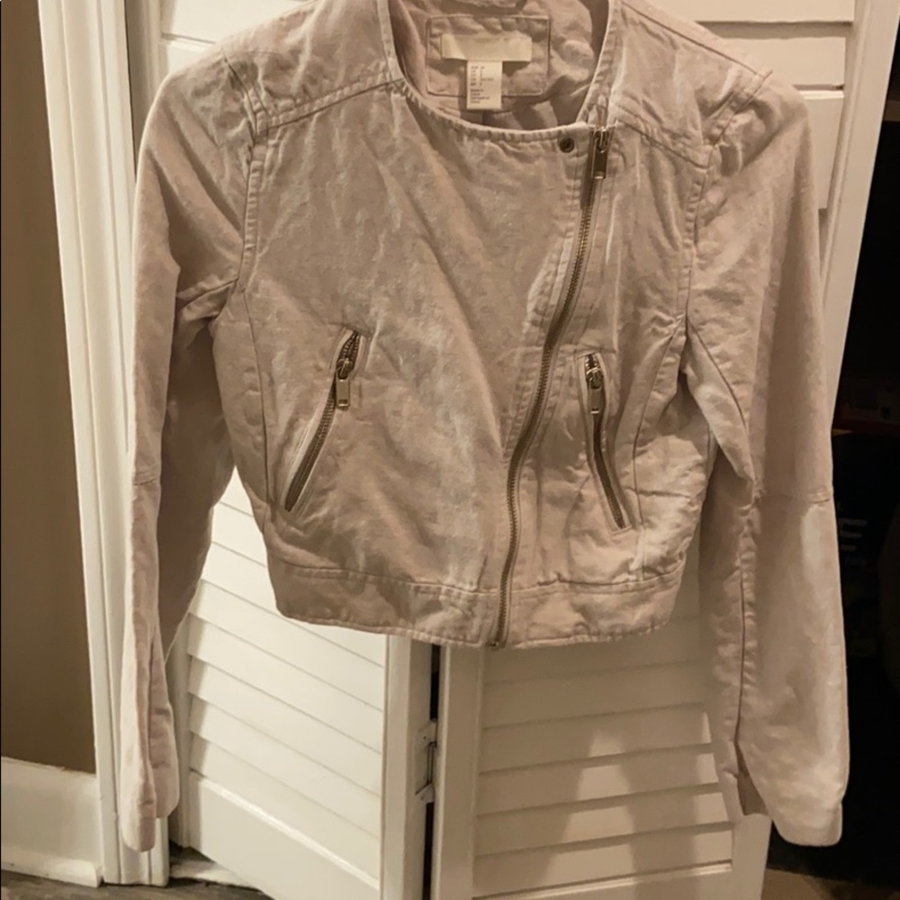 H&M mini khaki jacket